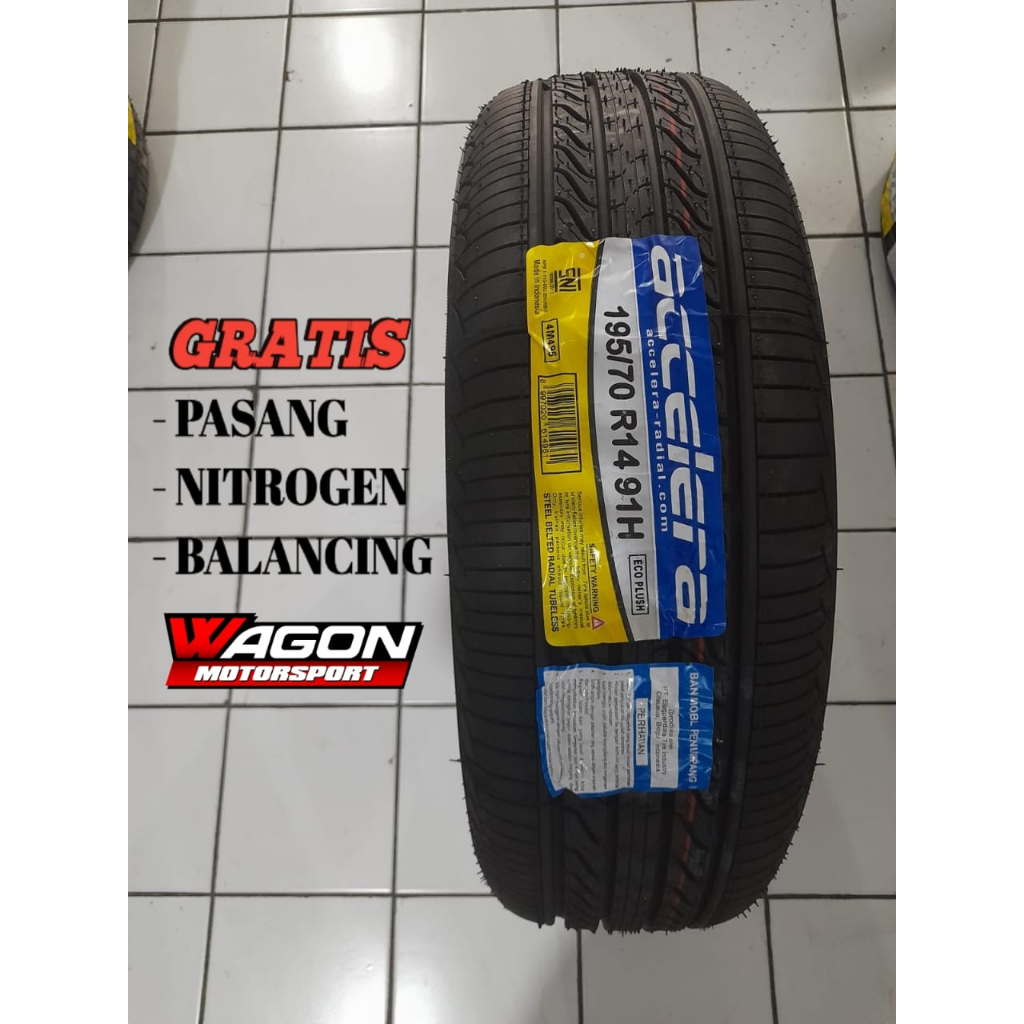 Ban STD mobil Kijang super Ring 14 - Accelera 195/70 R14 tubless