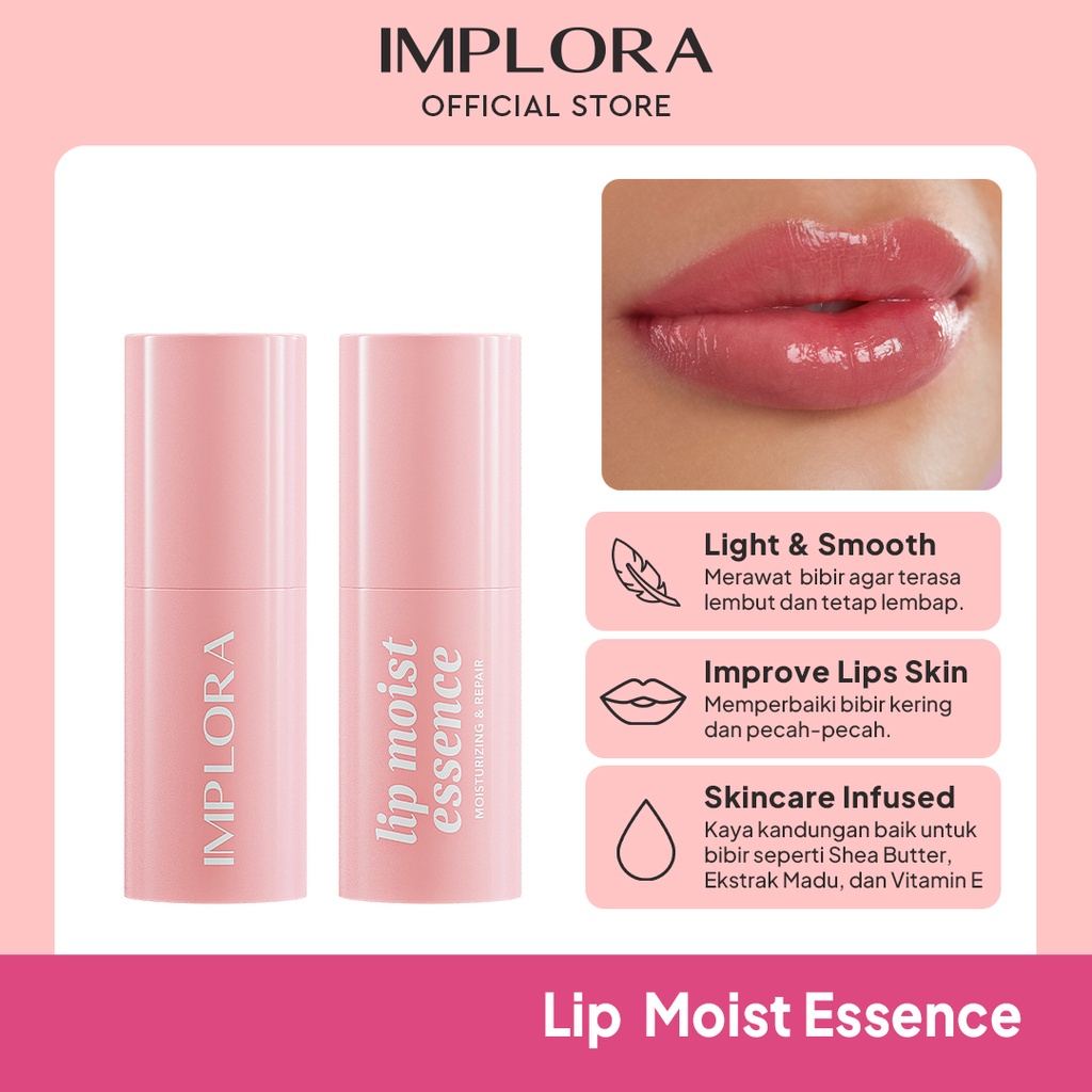 QEILA - Implora Lip Moist Essence &amp; Serum | 100% BPOM