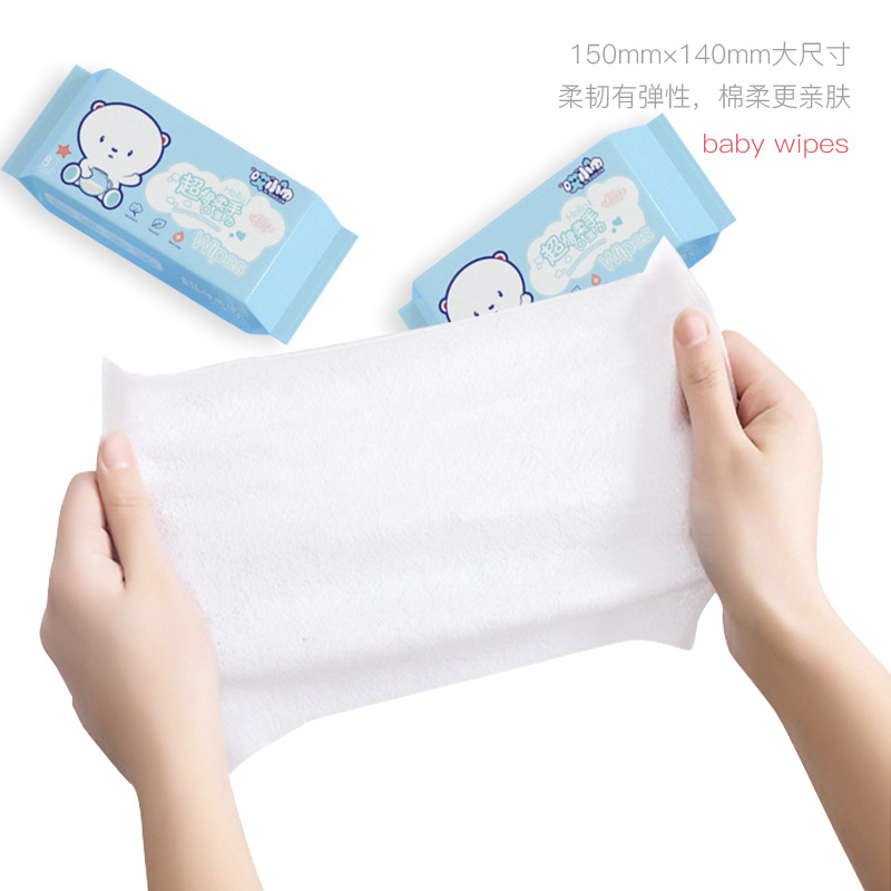 T&amp;Y Tissue Basah Bayi Mini Pck Karakter Tisue Basah Bayi Bebas Alkohol Bahan Xu Tisu 8pcs/Pack Tissue Basah Travel 8in1 Murah Import