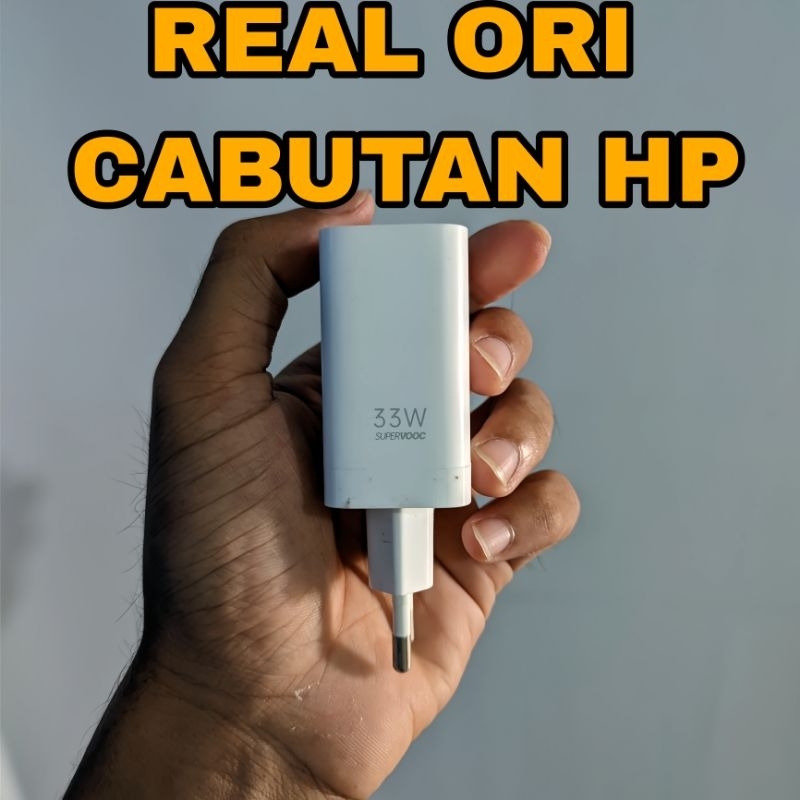 charger original Oppo 33 watt, batok charger Oppo ori cabutan hp, real ori 100%