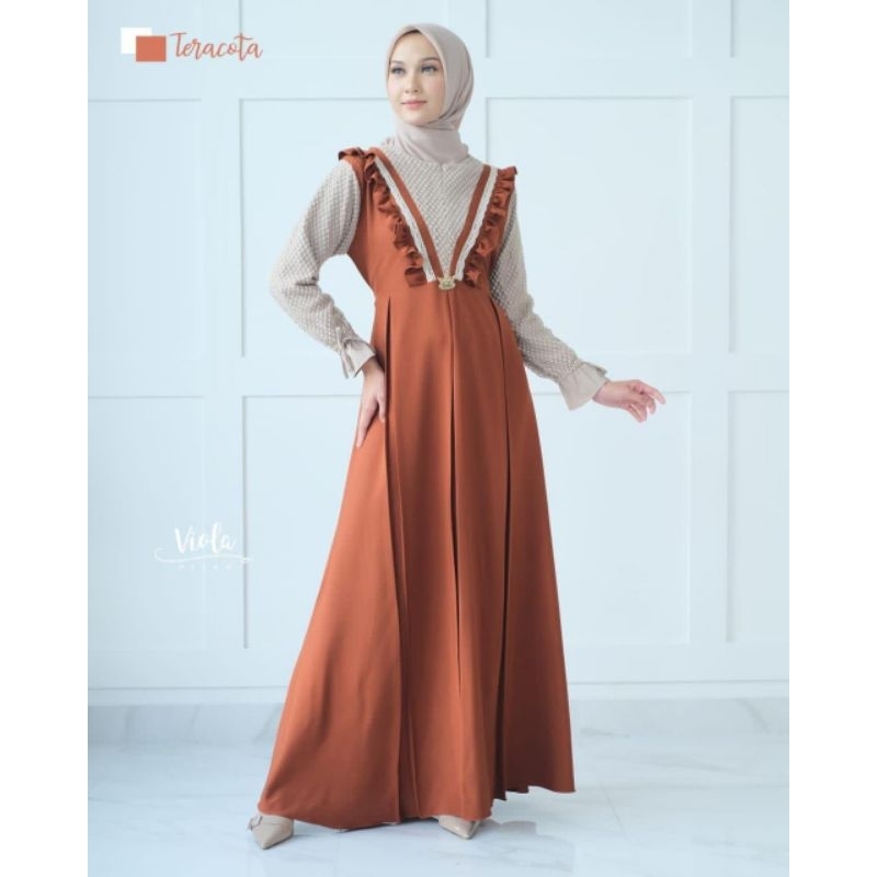 ATHIRA DRESS / GAMIS VINTAGE / DRESS WITH ALLOVER TULE