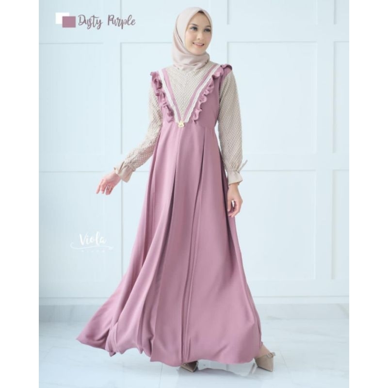 ATHIRA DRESS / GAMIS VINTAGE / DRESS WITH ALLOVER TULE