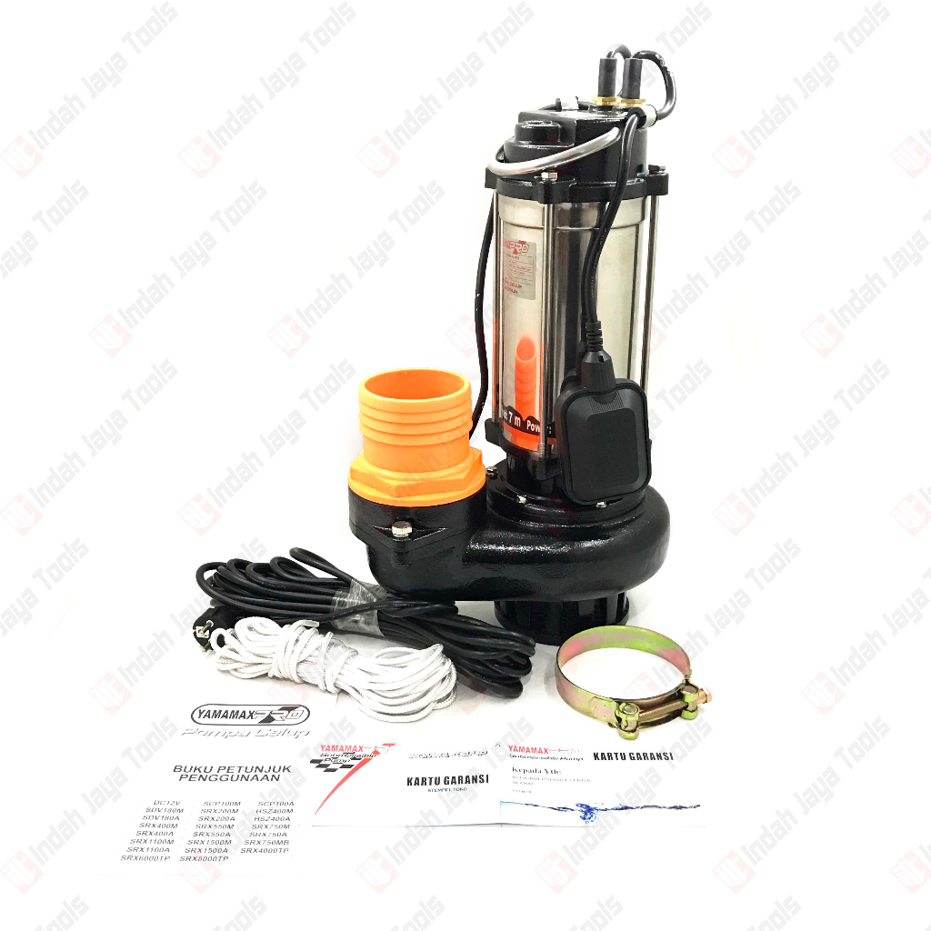 YAMAMAX PRO SRX 1500 Pompa Celup 4 Inch Air Kotor Bersih Keruh Sungai Kolam Submersible