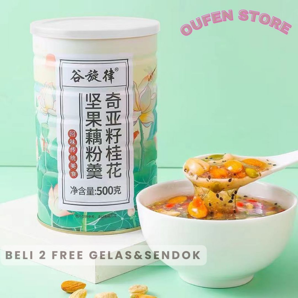 READY Ou Fen bubuk akar teratai CHIA SEED 500 gram lotus root powder HALAL