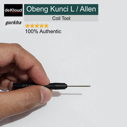 Authentic Gurkha Obeng Baut Tanam L | kunci allen mur m2.5 m3 1.3 1.5