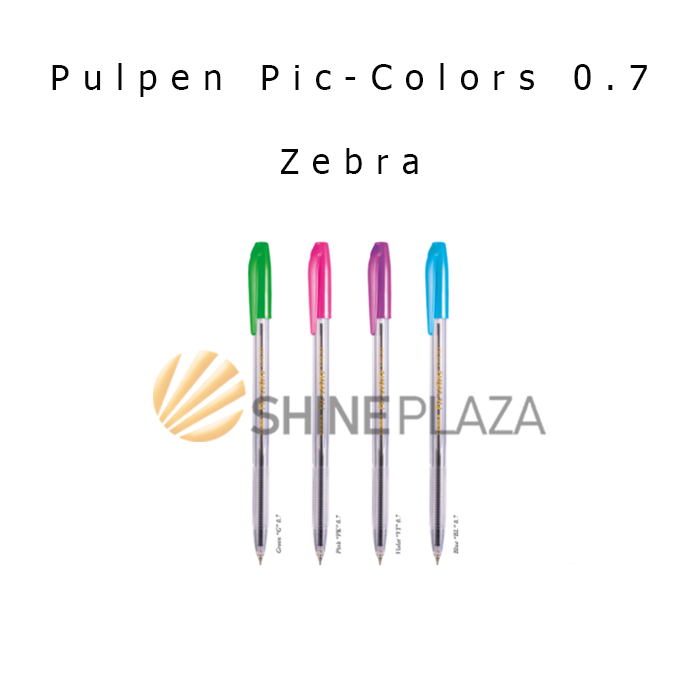 

Pulpen Pic-Colors Semi Gel Ink Zebra 0.7mm - Pulpen Hitam Piccolo 0,7