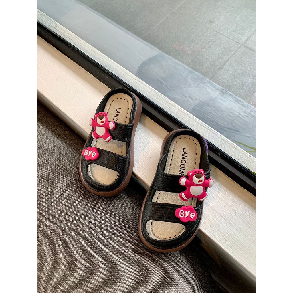 Sandal Anak Perempuan Jelly ban dua LOTSO BYE Terbaru / Sendal Selop Anak Import Karet Tebal