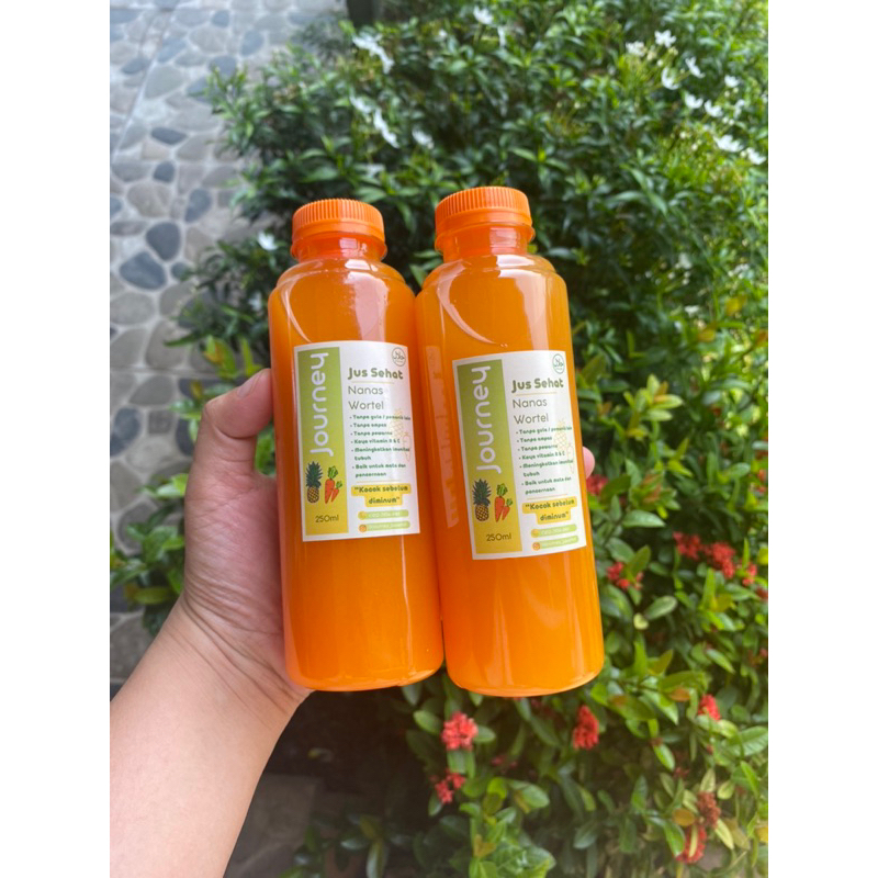 

Juice Murni Nanas + Wortel 250 ML (Tanpa Pemanis Apapun)