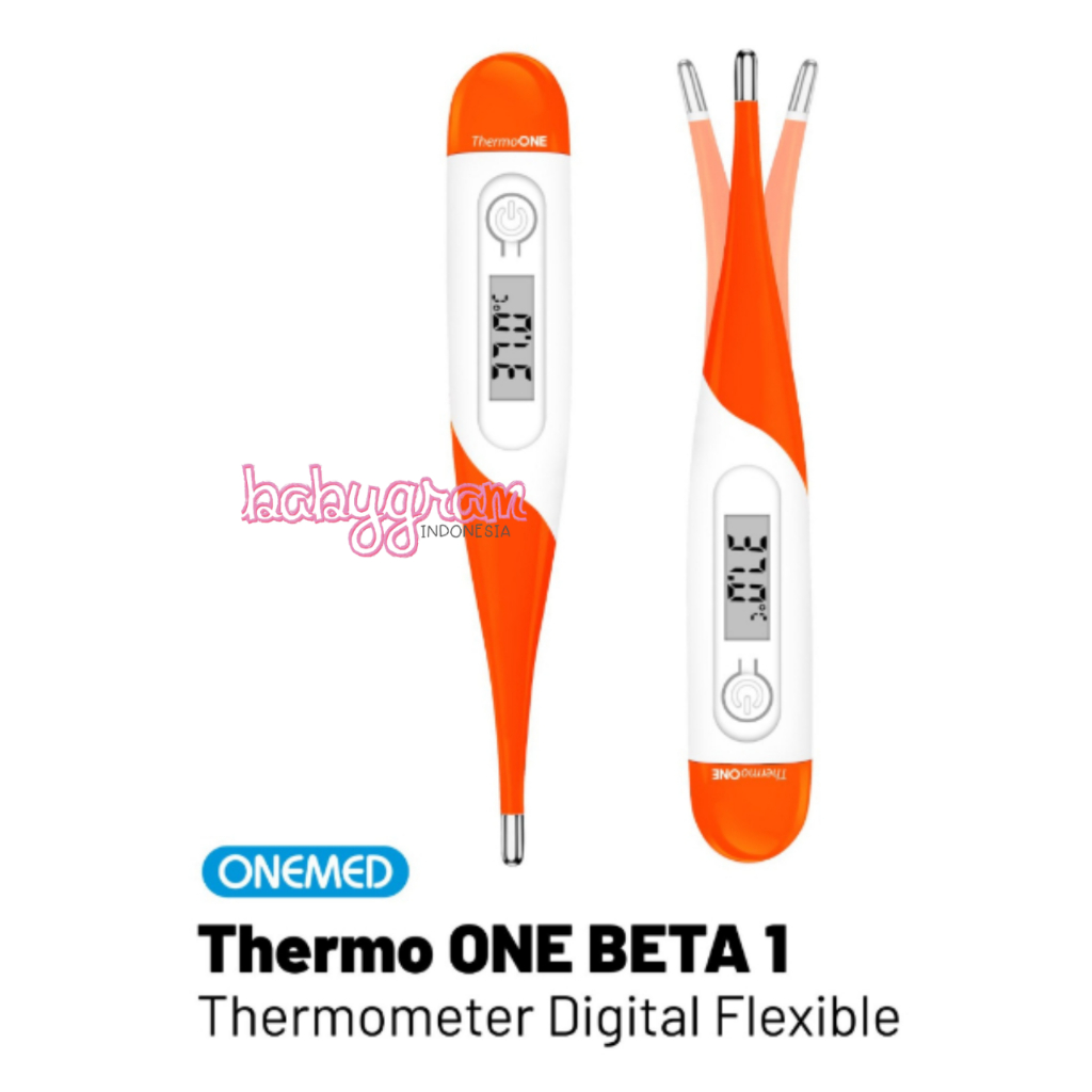 Flexible Thermometer Digital ThermoOne Beta 1 Onemed Lentur Termometer Thermo One Ketiak Ketek