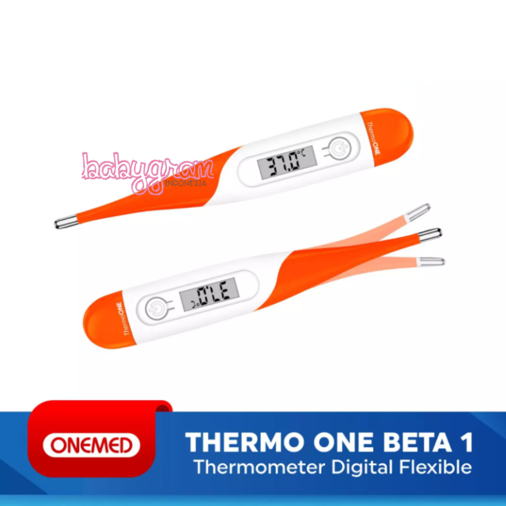 Flexible Thermometer Digital ThermoOne Beta 1 Onemed Lentur Termometer Thermo One Ketiak Ketek