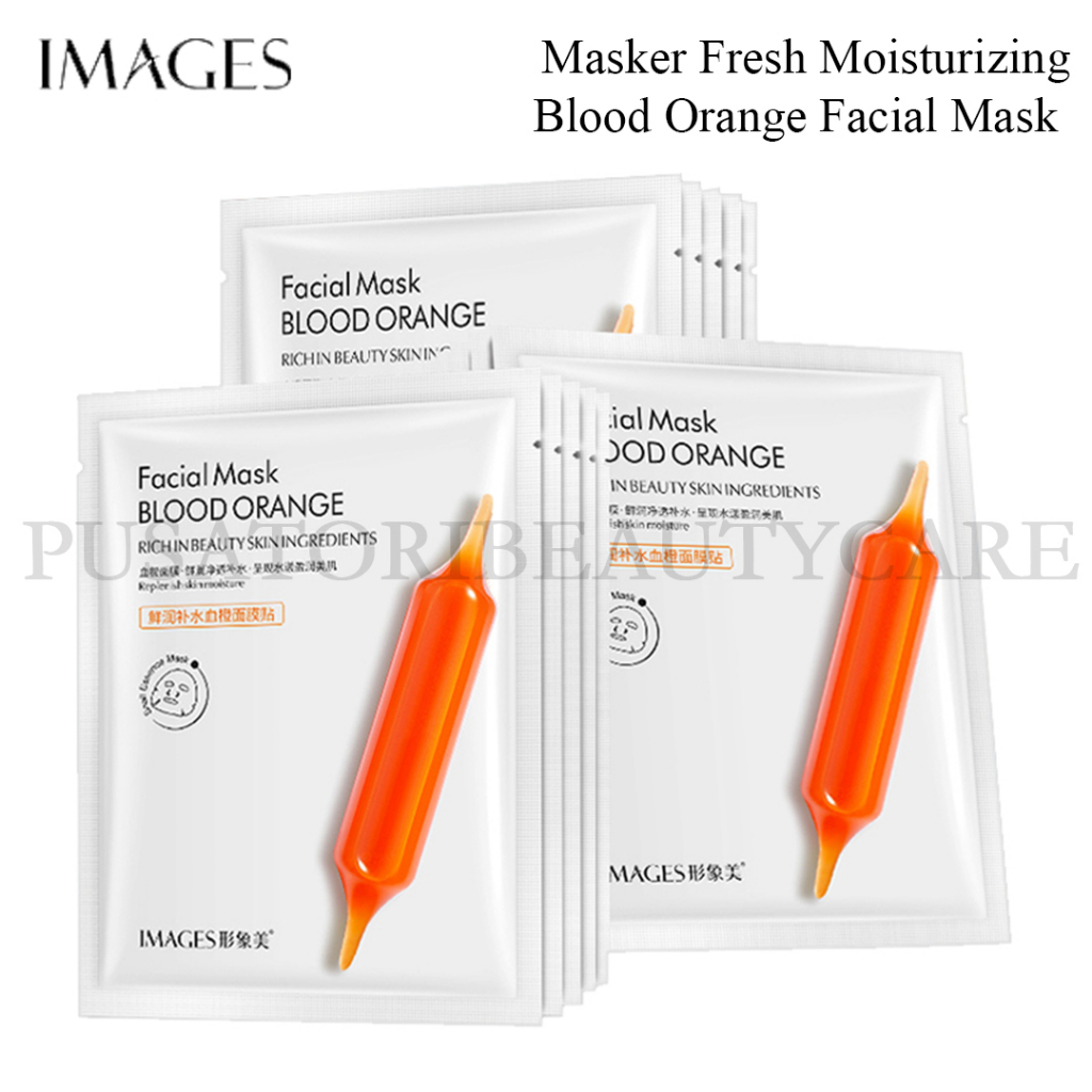 IMAGES Masker Fresh Moisturizing Blood Orange Facial Mask