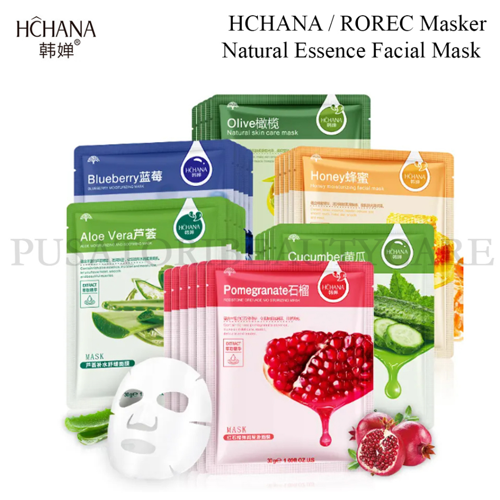 HCHANA / ROREC Masker Natural Essence Facial Mask