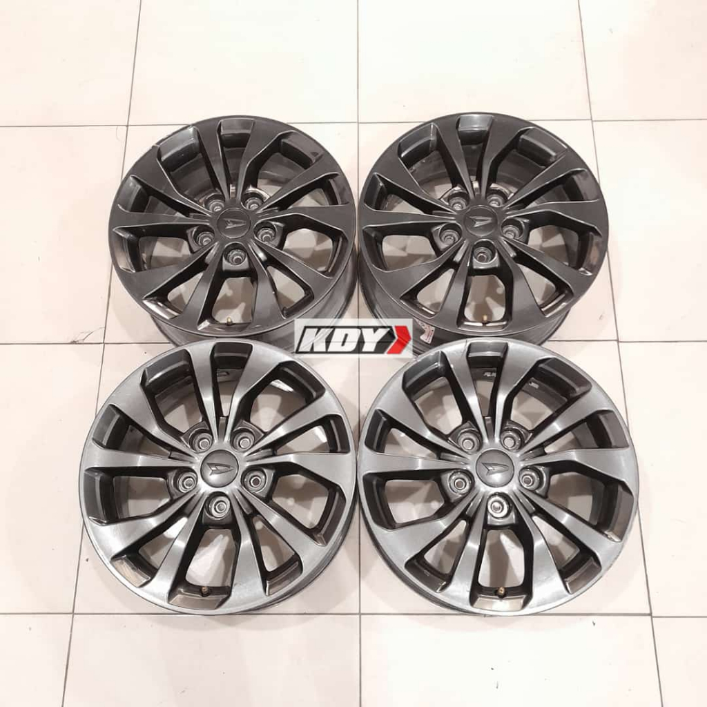 Velg Racing Mobil Bekas Original Copotan Mobil terios Ring 16 PCD 5x114,3 Grey