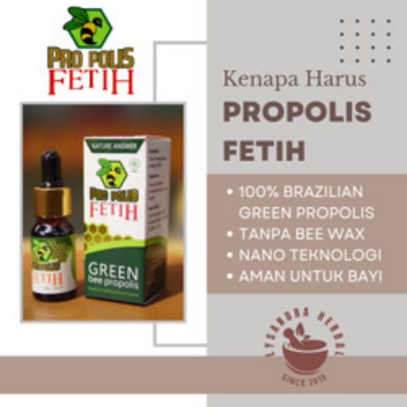 Propolis Brazilian Asli Green Fetih 100 % Original | Brazilian Green Propolis