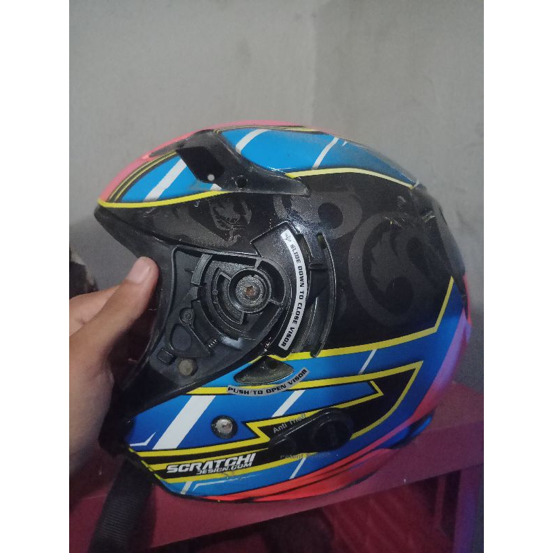 KYT open venom bahan