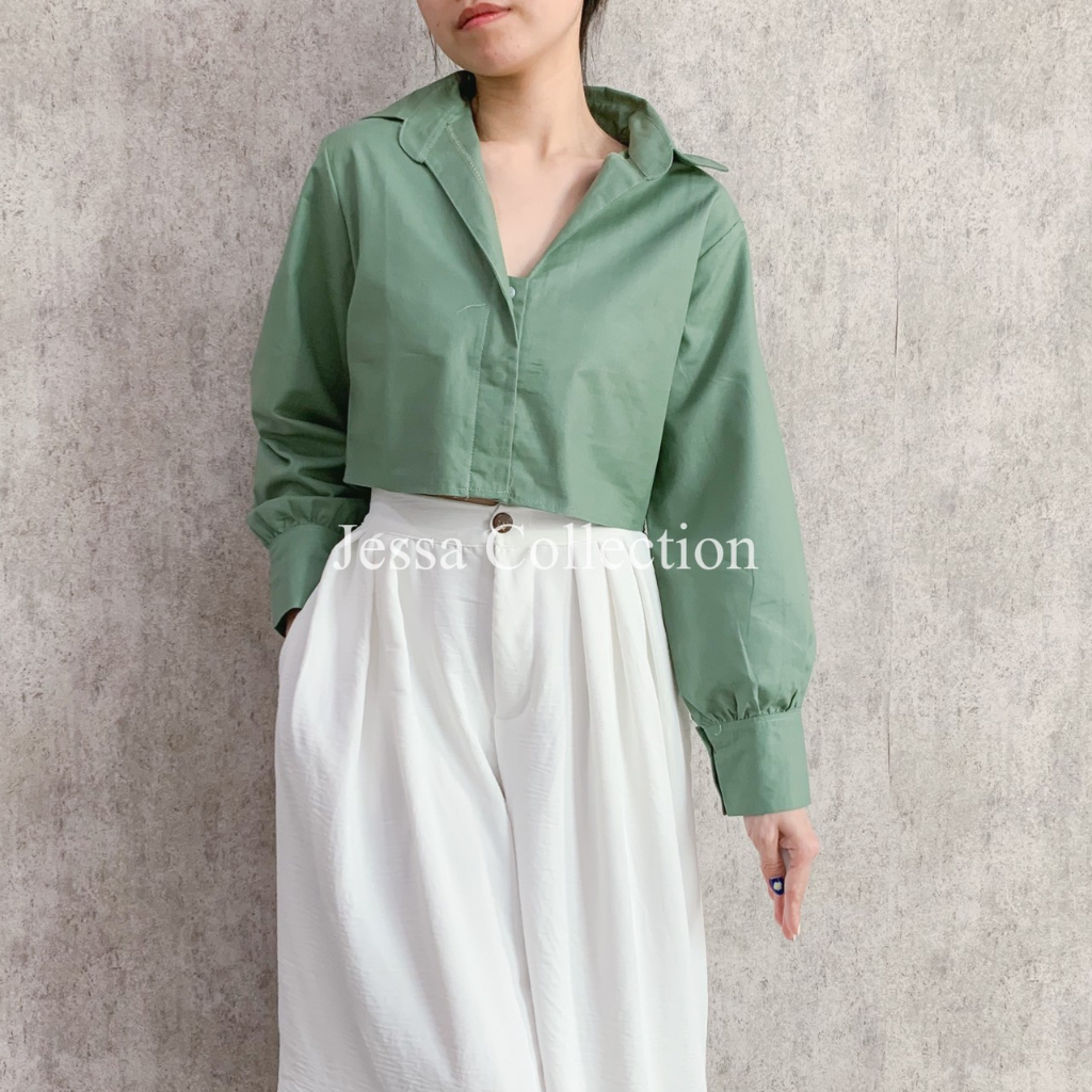 Premium Elixian Crop Longsleeve TH 486 COTTON