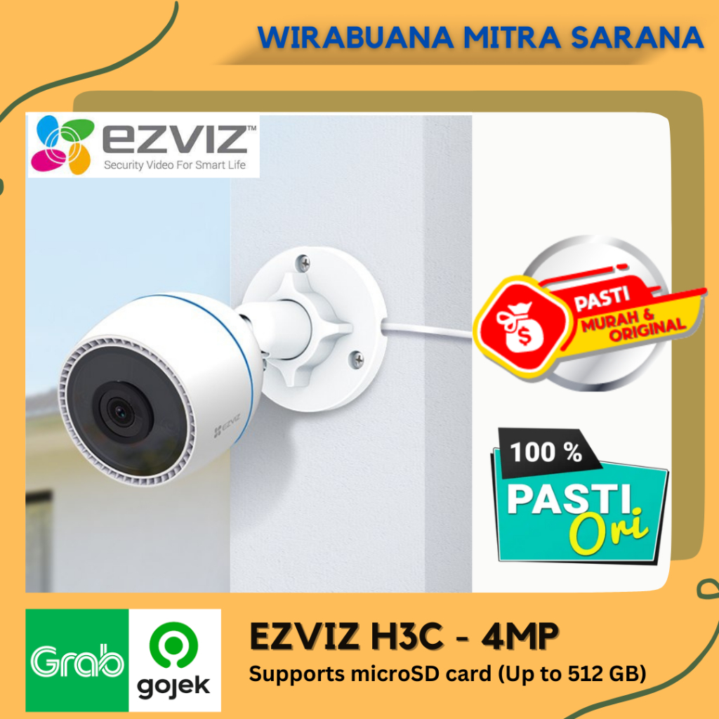 IP KAMERA OUTDOOR EZVIZ H3C - 4MP