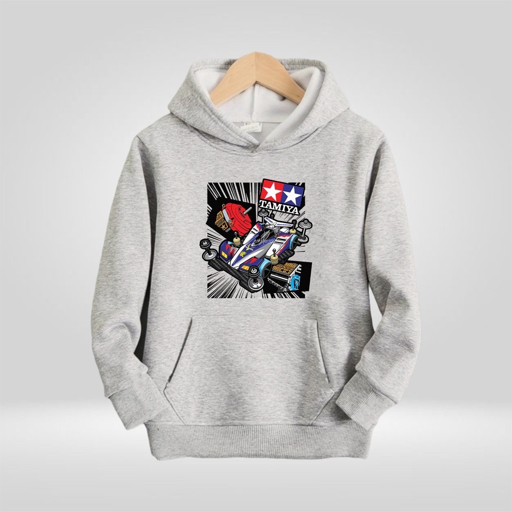Sweater Hoodie Anak Laki Laki / Perempuan Keren Sablon Gambar Tamiya Beat Magnum Untuk Anak Cewek Co