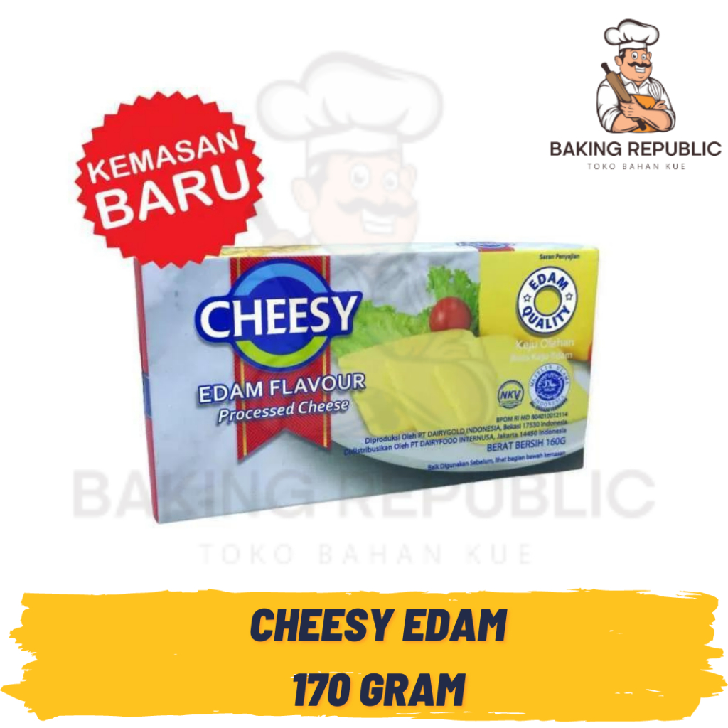 

KEJU EDAM CHEESY 160gr EXP 01-2026 | CHEESY EDAM KEMASAN PABRIK