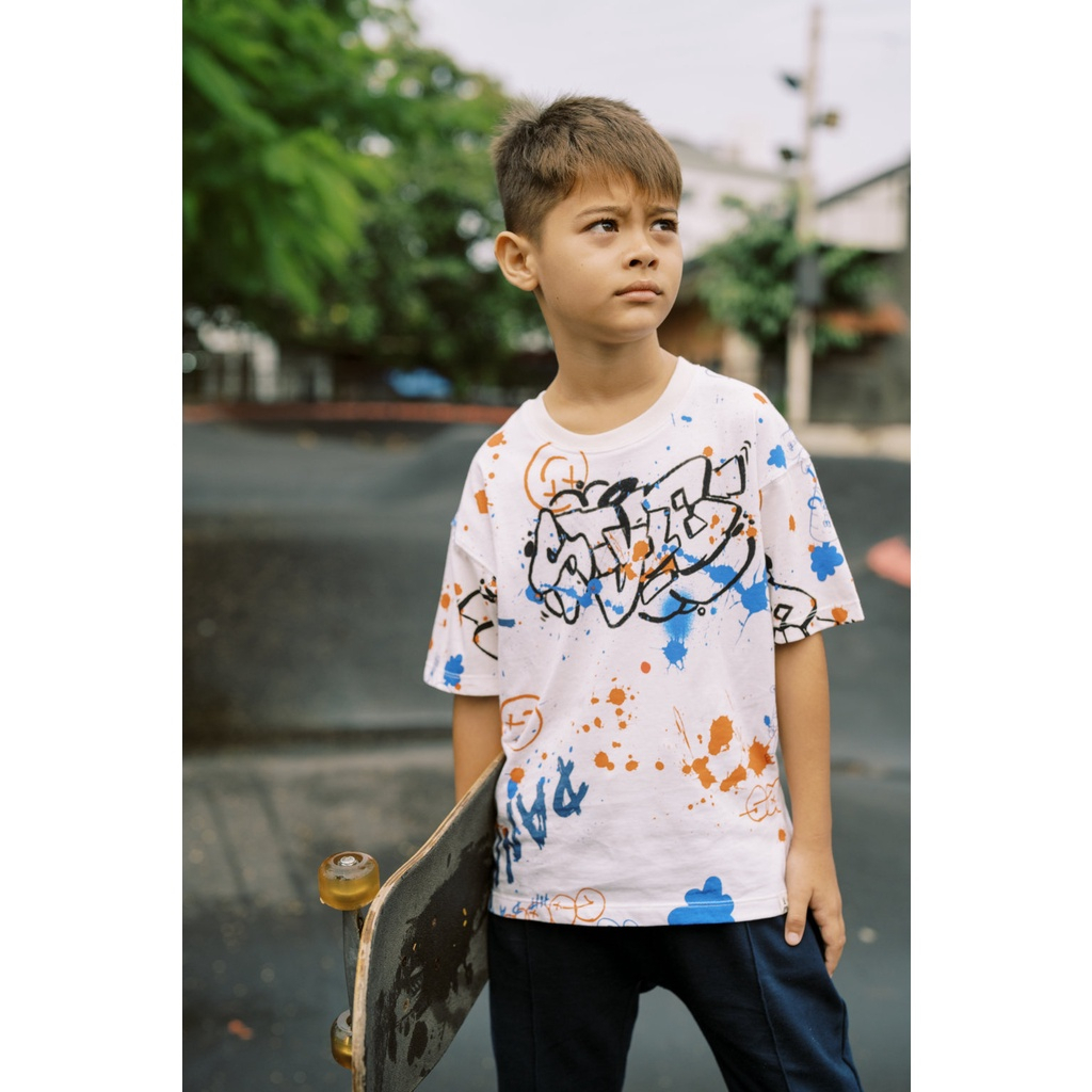 Baju Bayi Kaos Oblong Atasan Anak BOHOPANNA - STREETWEAR TEE 1-4 Tahun