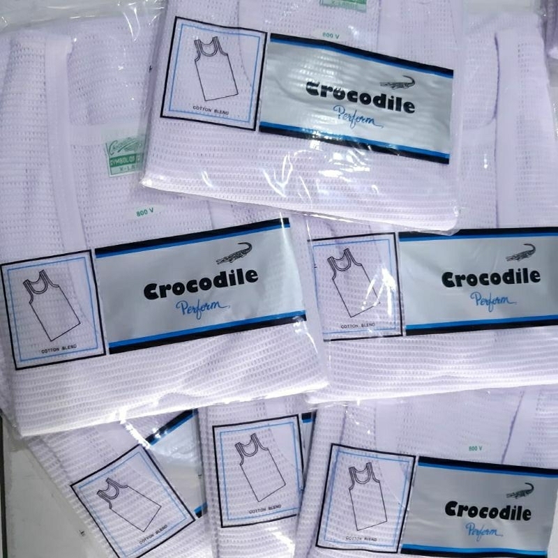 LU 800 SINGLET CROCODILE JALA , KAOS DALAM CROCODILE JALA 800V/ ASLI