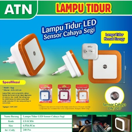 Lampu Tidur LED ATN Karakter Hemat Energy MURAH