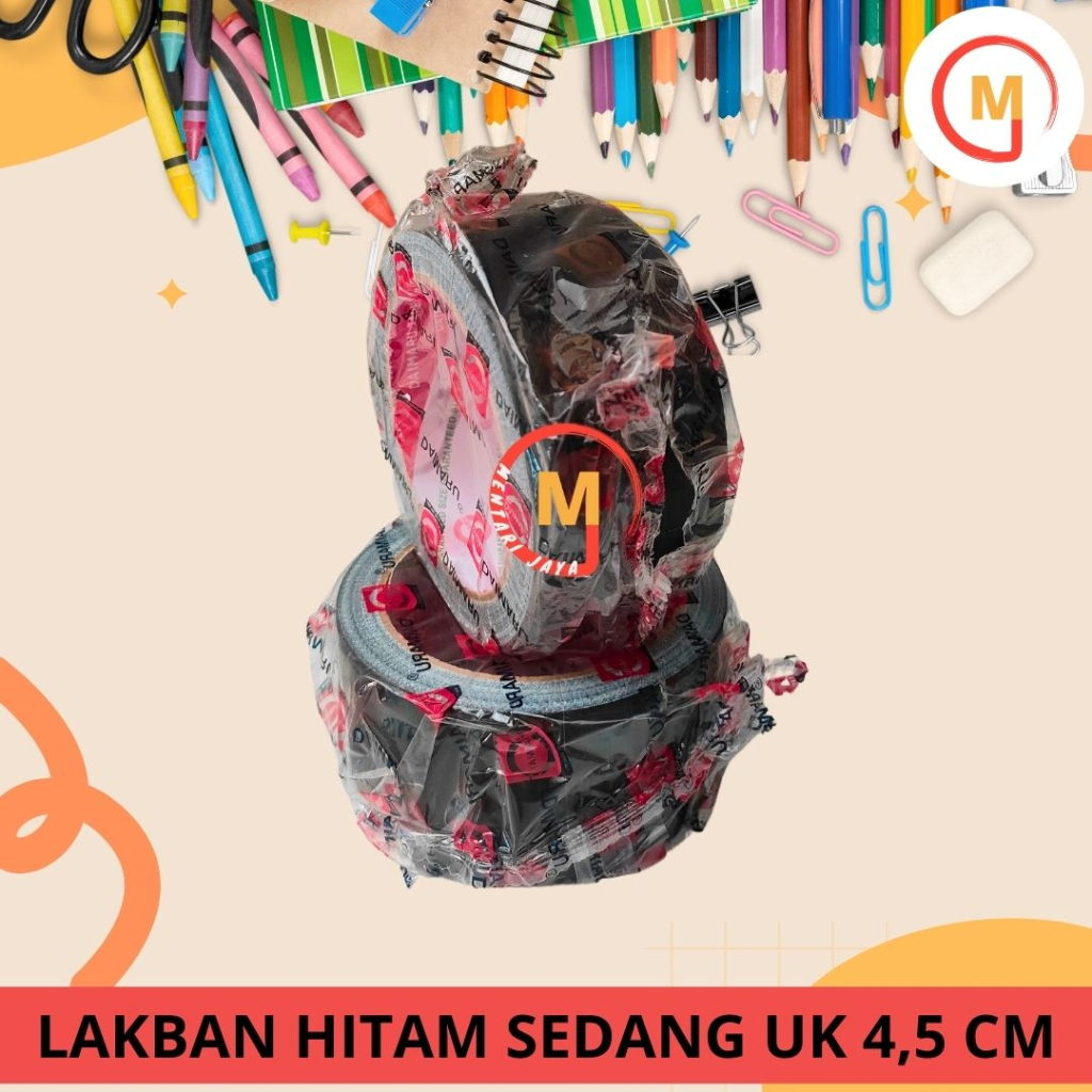 Lakban Hitam Daimaru Kecil/Besar (1 Pcs)
