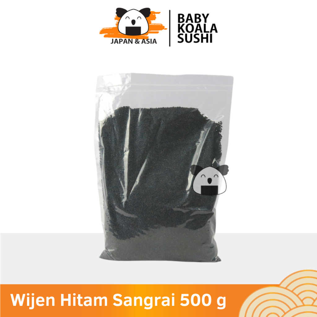 

Hiroking Biji Wijen Hitam Sangrai 500 g Halal │ Roasted Black Sesame Seed for Sushi Ramen