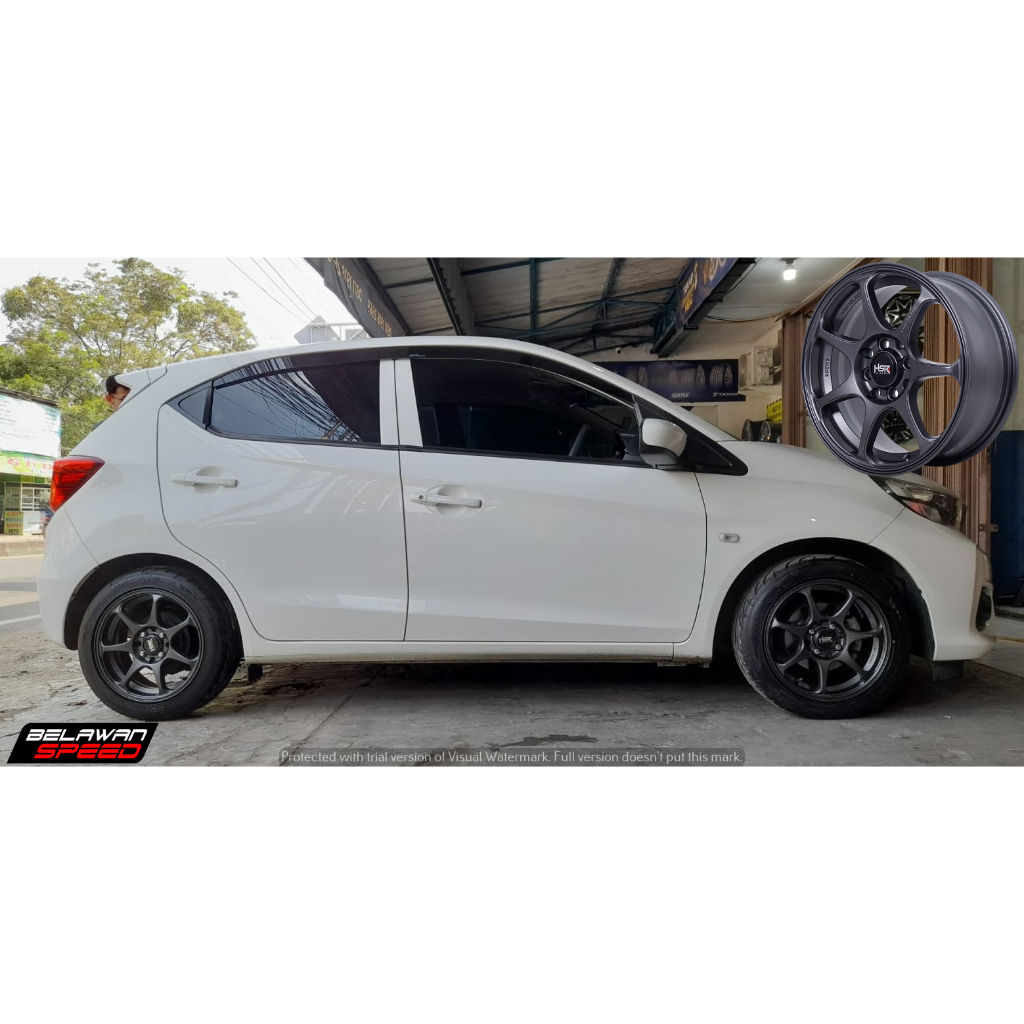 PAKET PELEK MOBIL PLUS BAN RING 15 HSR SEBUNSUTA PCD 4X100/114,3 UNTUK BRIO AYLA SIGRA VIOS SIRION K