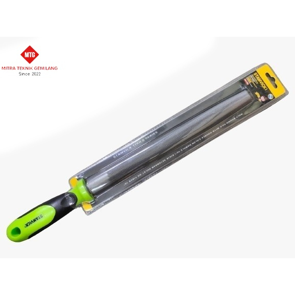 SUNFLEX Kikir Besi Setengah Lingkaran 12" Kasar USA Setengah Bulat MTG88