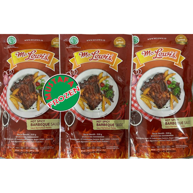 

Mclewis Spicy BBQ 310gr