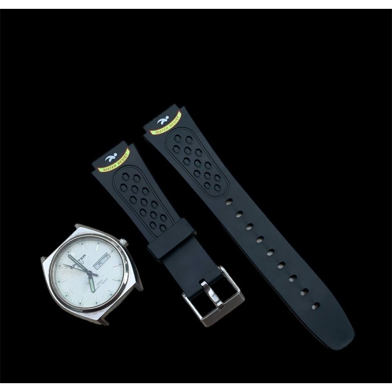 Strap tali jam tangan rubber QQ casio aftermarket 18mm