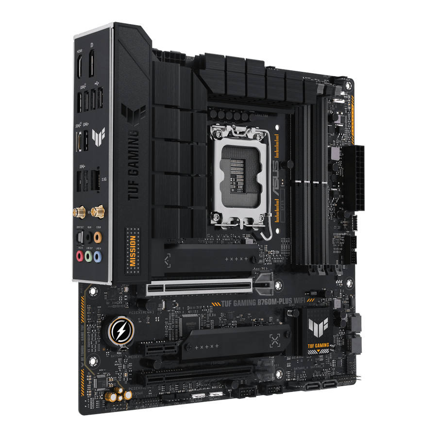 Asus TUF Gaming B760M-PLUS WIFI (LGA1700, B760, DDR5, USB3.2 Type-C)