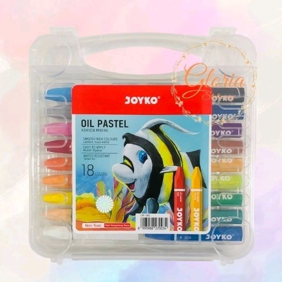 

Joyko Oil pastel 18 color/ Crayon 18 warna JOYKO/ krayon 18 warna joyko