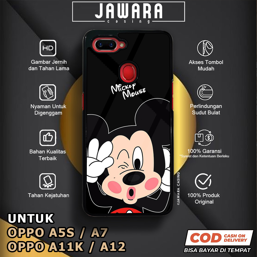 Case Oppo A5S A7 A11K A12 Casing Oppo A5S A7 A11K A12 Jawara Casing [DSNY] Case Glossy Case Aestheti