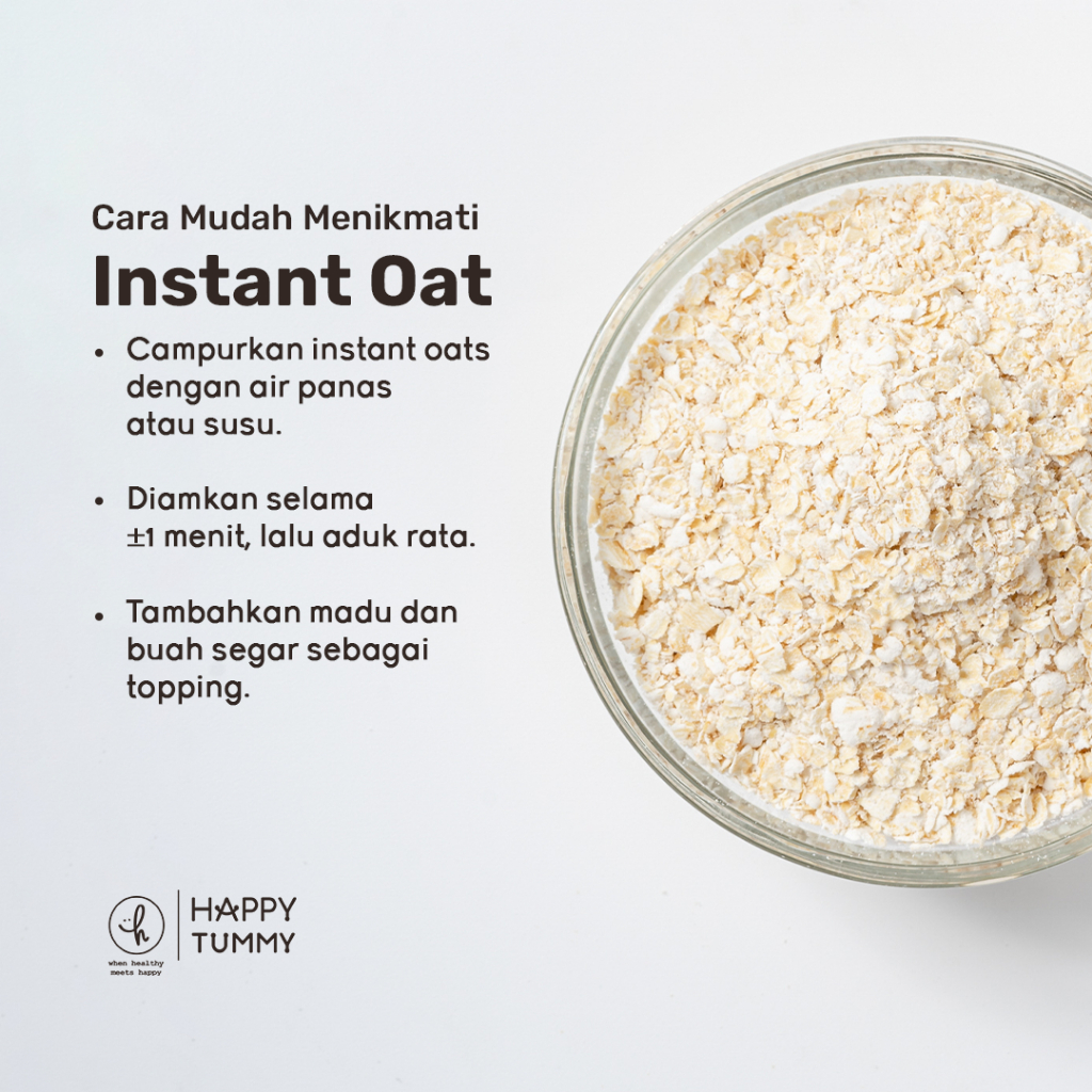 

Nafariz724 Happy Tummy - Healthy Food Rolled Oats Quick Oat / Oats 500Gram