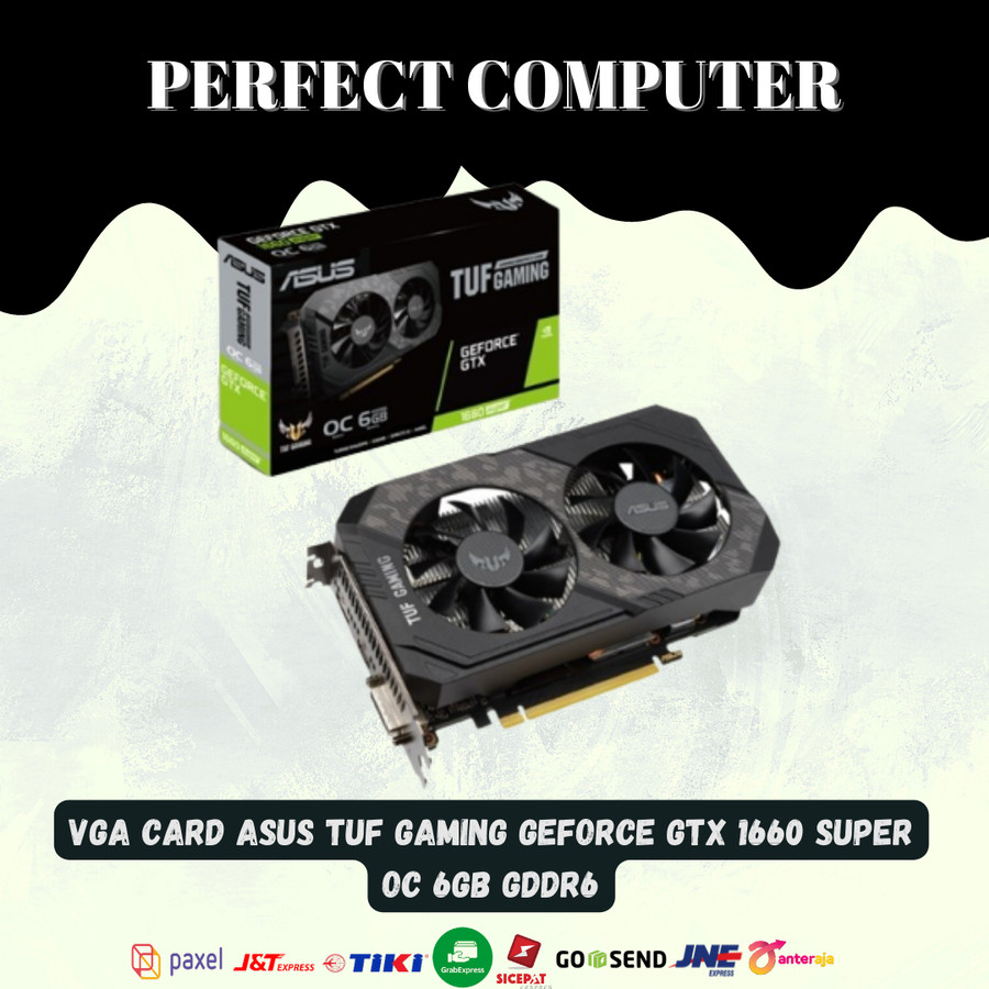 VGA Card ASUS TUF GAMING GeForce GTX 1660 Super OC 6GB GDDR6