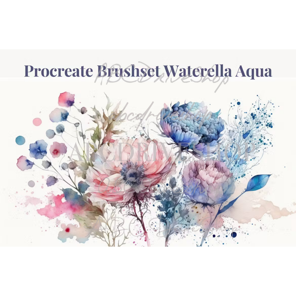 Procreate Brush - Waterella Aqua Brushes