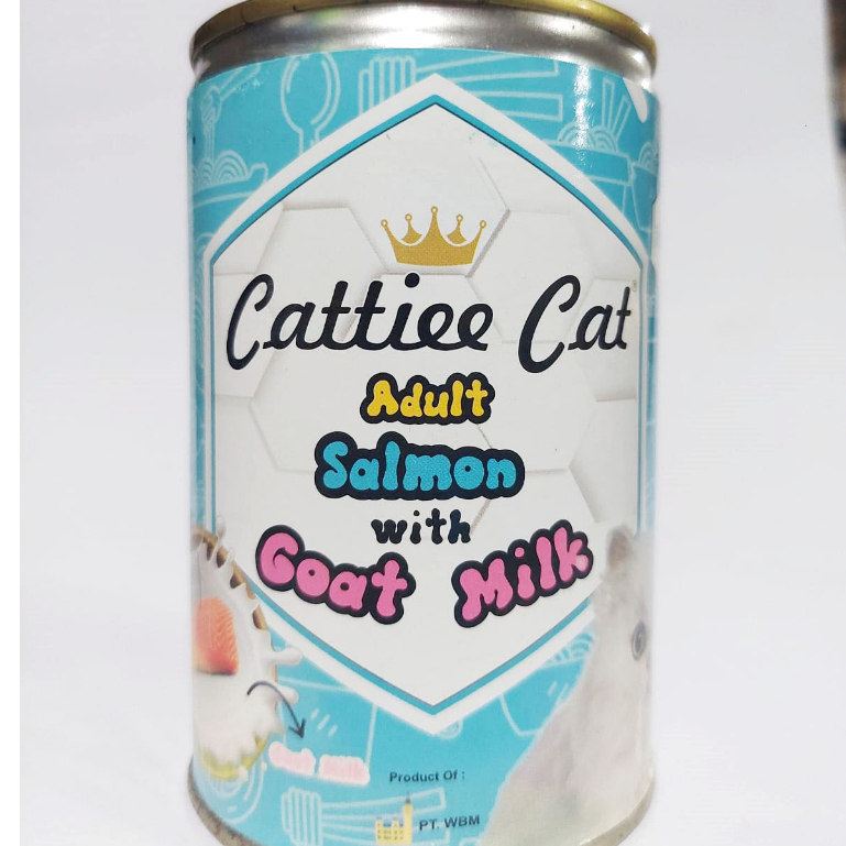 MAKANAN KALENG ANAK KUCING DAN DEWASA CATTIEE CAT 405 GR