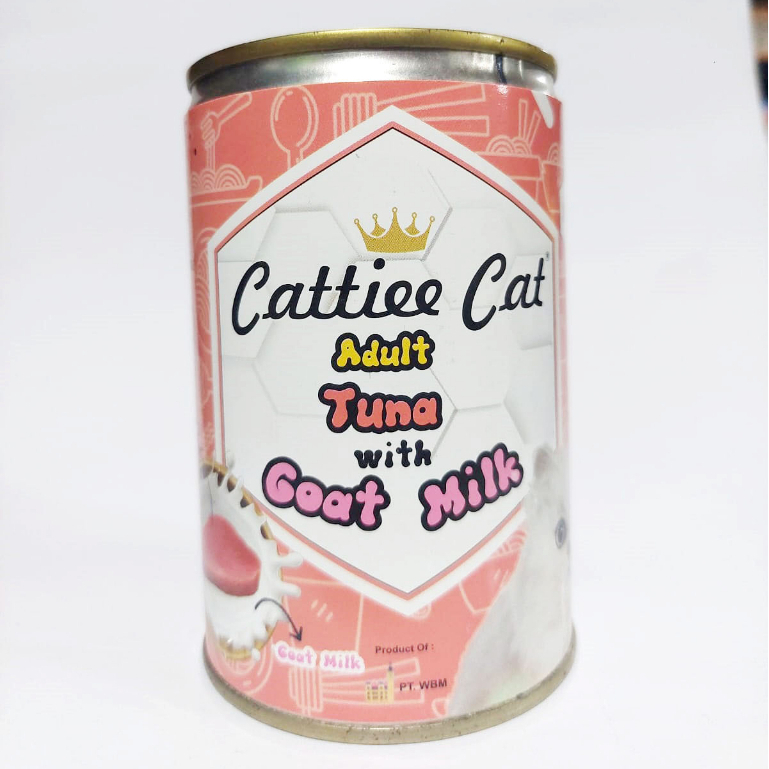 MAKANAN KALENG ANAK KUCING DAN DEWASA CATTIEE CAT 405 GR