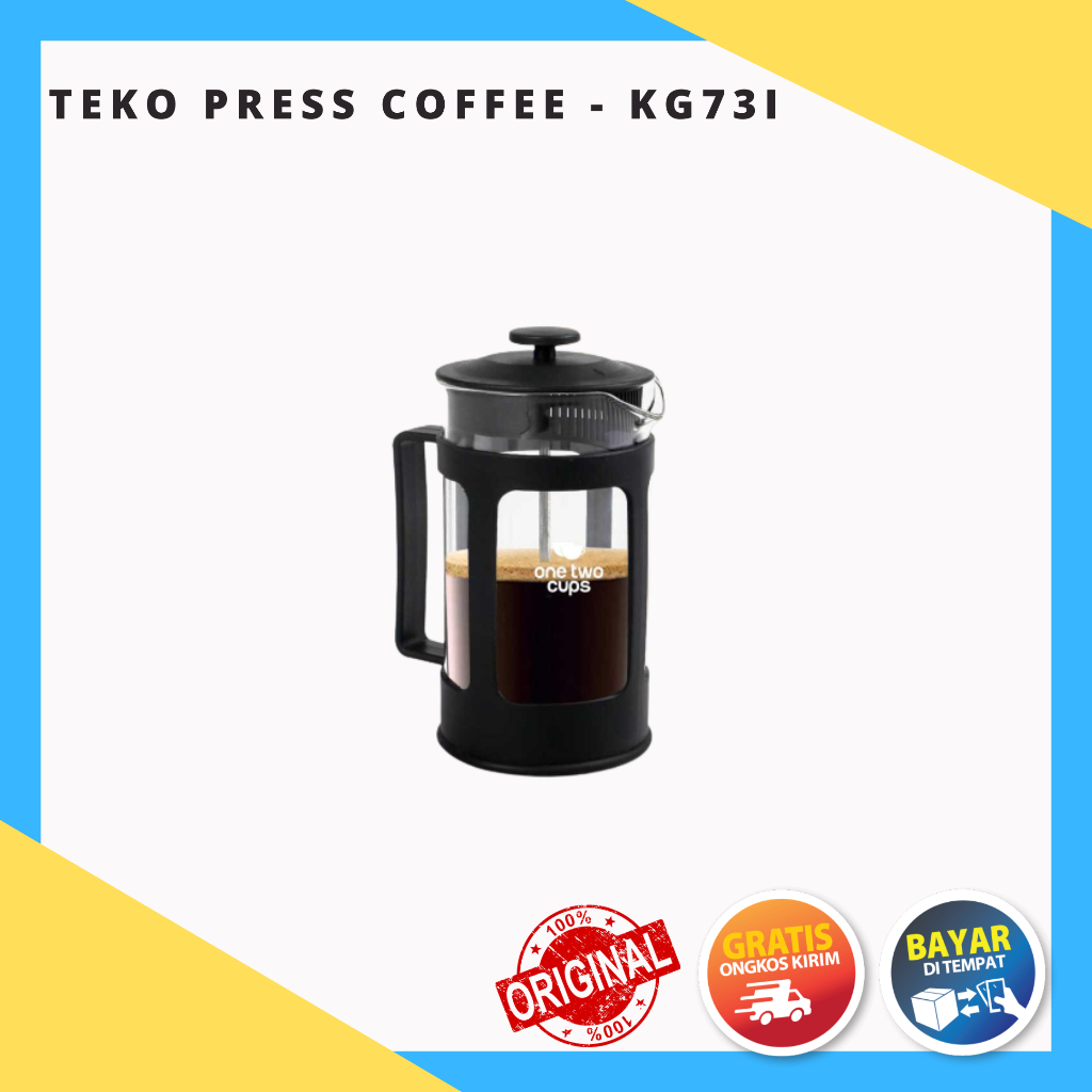 Teko Kopi French Press Coffee Maker Pot - KG73I