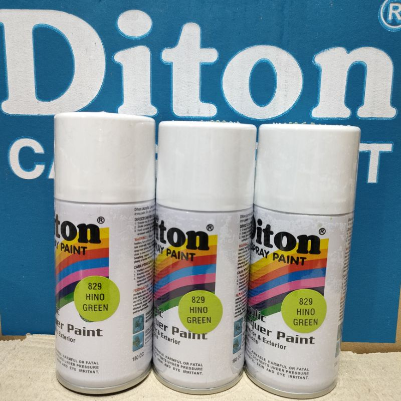 Diton 829 Hino Green 150cc Warna Hijau Muda Sepeda Motor Mobil Velg Mesin Helm Cat Pilox
