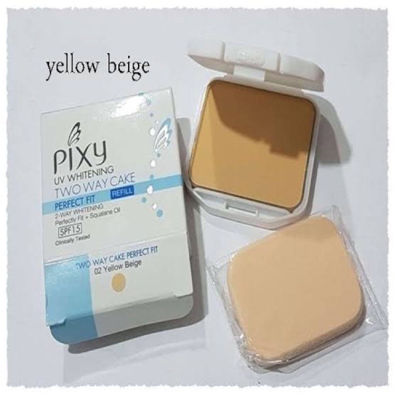 02.YELLOW BEIGE BEDAK REFILL PIXY TWO WAY CAKE