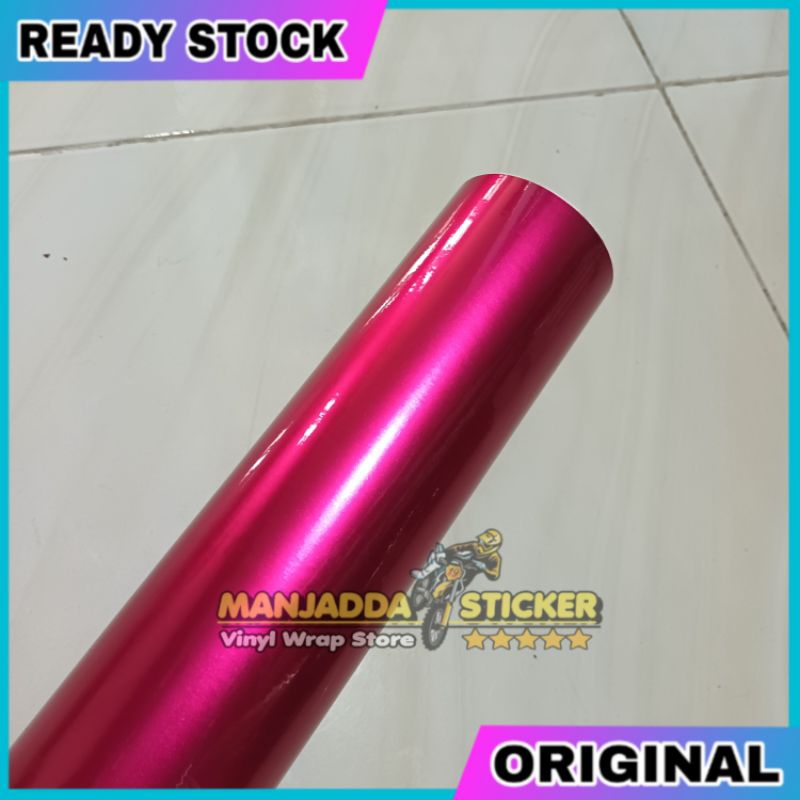 Permeter skotlet merah candy metalic glosy kualitas premiun bahan lentur mudah dipasang