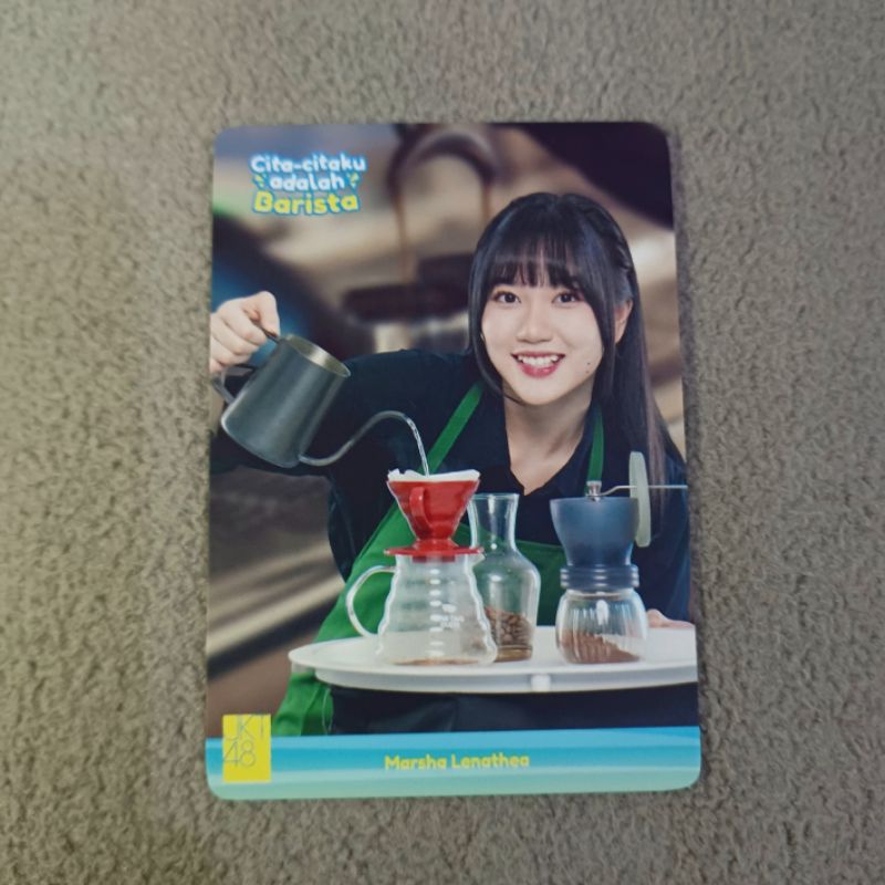 Photocard PC JKT48 Marsha Cita-cita Masa Kecilku