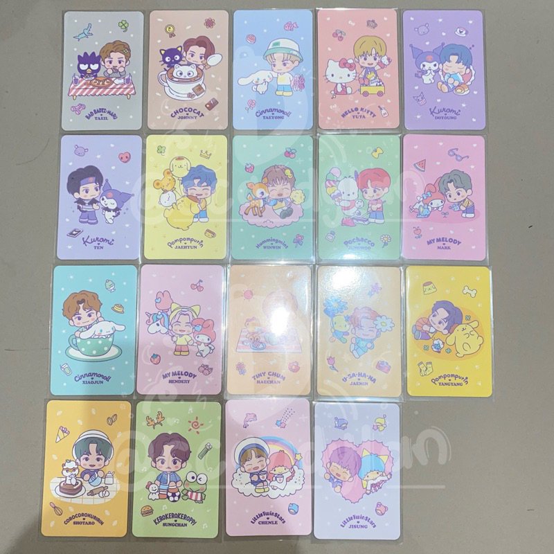 Tc concept sanrio a ver johnny taeyong yuta doyoung ten jaehyun winwin jungwoo mark xiaojun hendery 