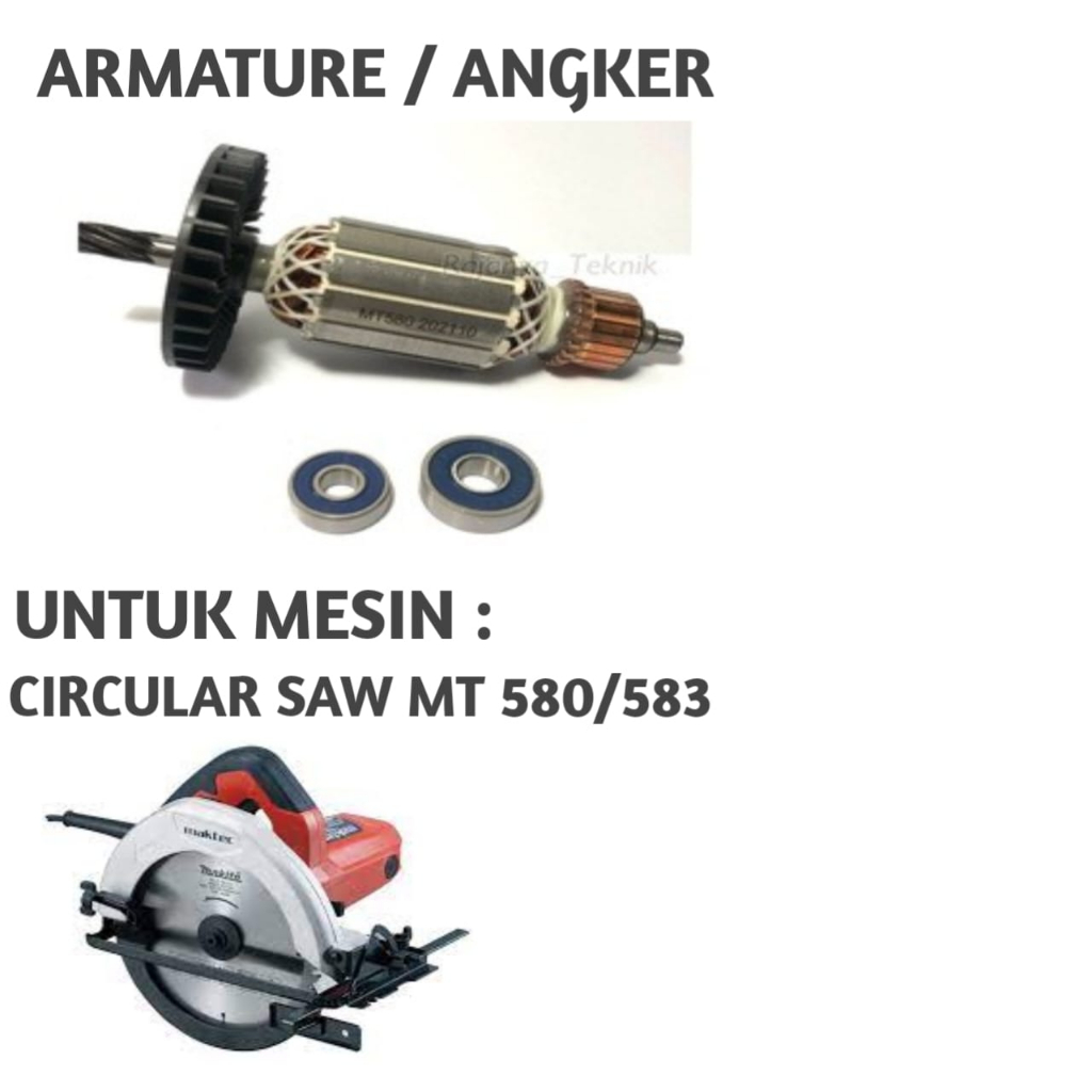 Armature Angker Circular MT580 MT 580 583 MT583