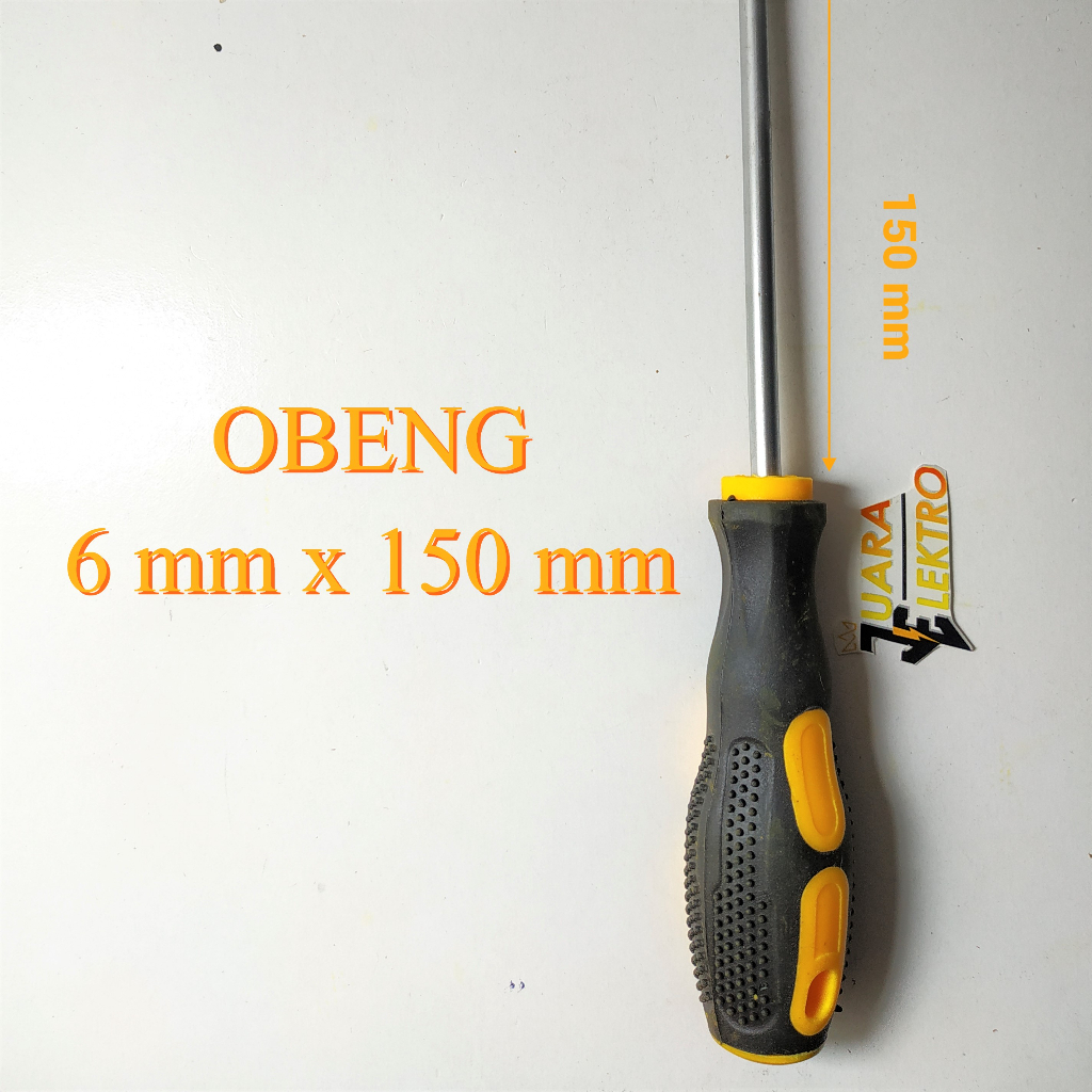 OBENG 6mm x 150mm TUV Product Service | Obeng Ukuran 6 mm x 150 mm SCREWDRIVER