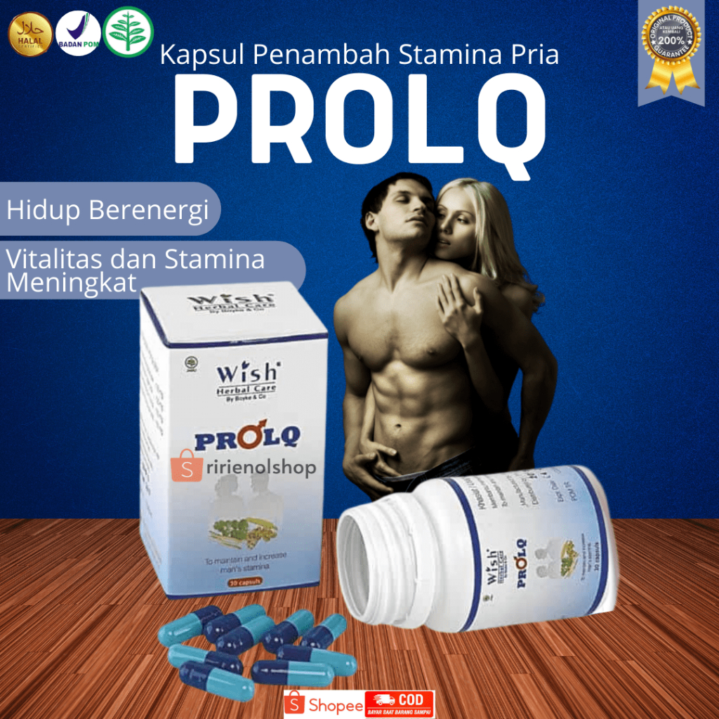 Wish Prolq Kapsul Multivitamin Untuk Pria isi 30 Kapsul