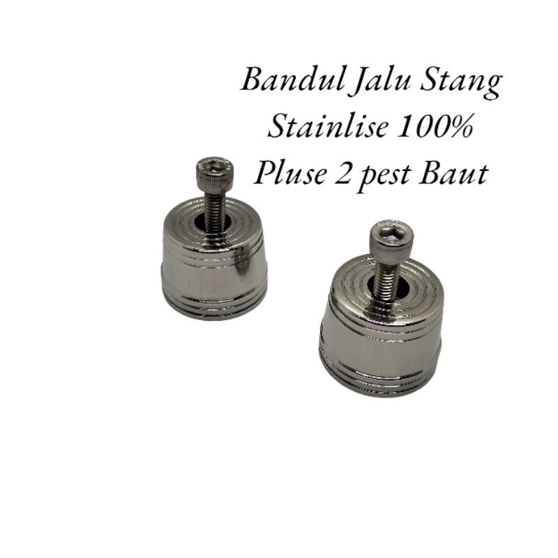 Jalu Stang Original Stainlise Baut L 10/PNP universal Motor Matic Honda Yamaha All Mio All Beat All Vario All Scoopy Genio Spacy Dill